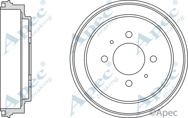 APEC BRAKING Bremžu trumulis DRM9933